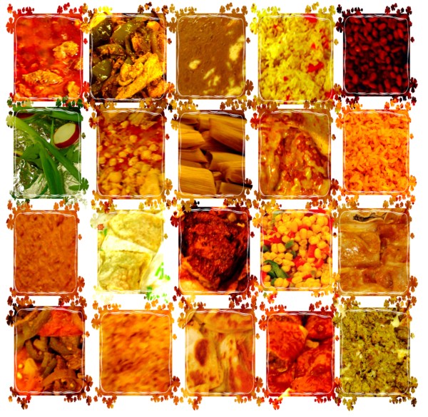 Some of the food from the 2007 Fiesta for Life