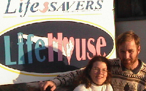 Tim and Terri Palmquist, leaders of Life Savers Ministries, at the LifeHouse pregnancy help center.
