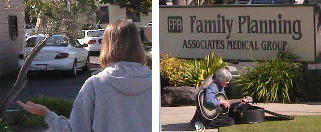 Life Witness Team bathes the sidewalks outside the FPA killing center with prayer, praise, and the proclamation of God's word